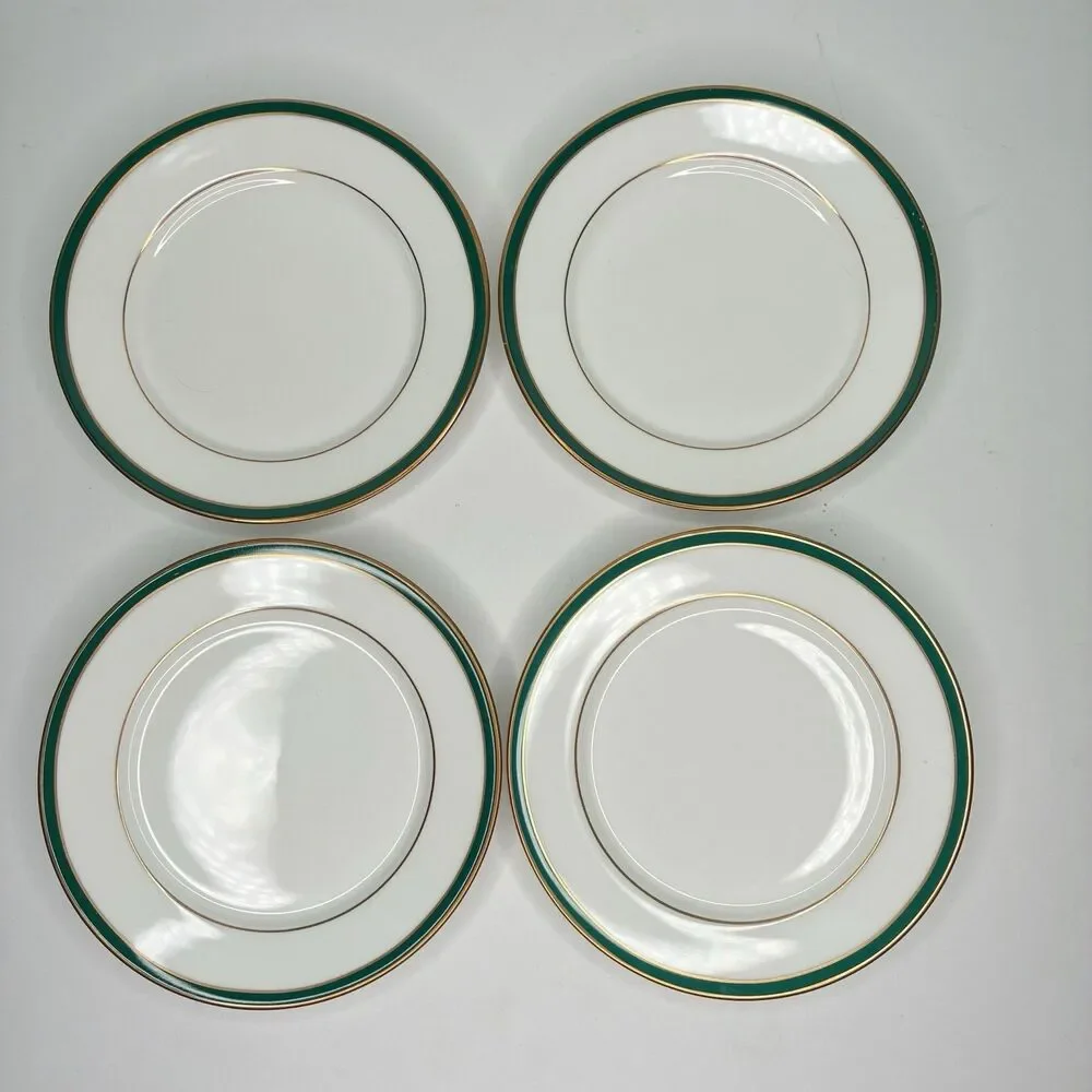 Lenox Debut Collection Margaret Bread Dessert Plates Bone China USA Set Of 4